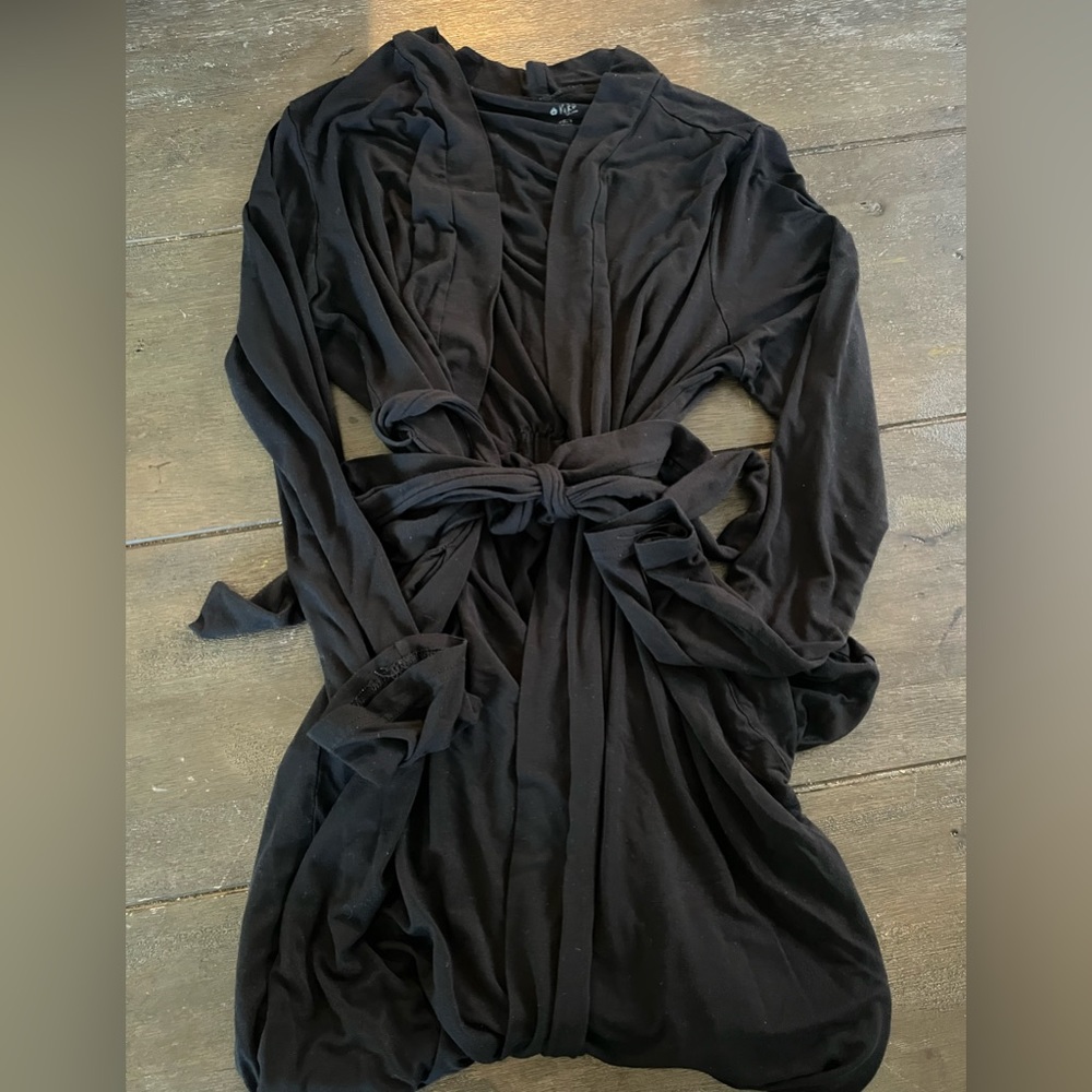 Kyte Baby Womens Robe XS/S Black